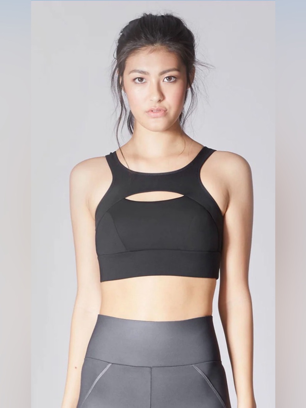 MICHI fusion bra in black